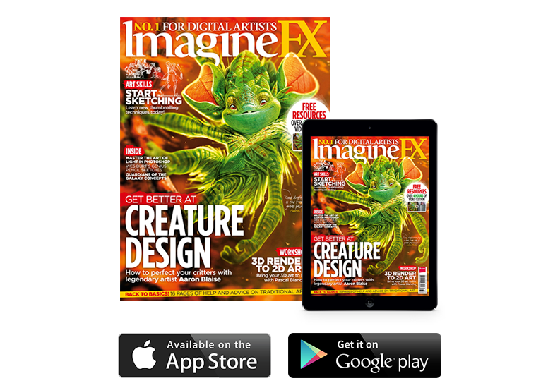 Aaron Blaise - ImagineFX Cover Issue