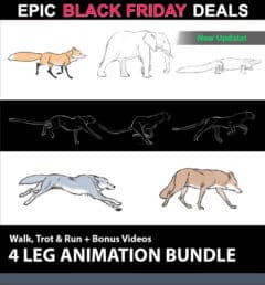 4 Leg Animation Bundle (NEW Update!)