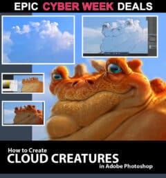 Creating Cloud Creatures in Photoshop