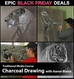 Charcoal Drawing with Aaron Blaise