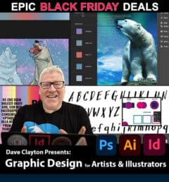 Graphic Design for Artists & Illustrators: Adobe Photoshop, InDesign + More