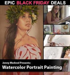Watercolor Portrait Painting with Jenny Medved