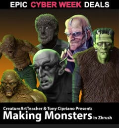 Making Monsters in ZBrush with Tony Cipriano