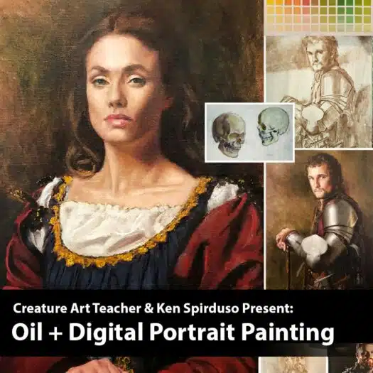 Oil & Digital Portrait Painting with Ken Spirduso