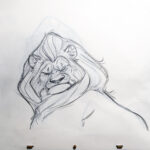 "Lion Steps on Lego" Animation (Set of 8 Drawings) (TEST) - Image 4