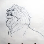 "Lion Steps on Lego" Animation (Set of 8 Drawings) (TEST) - Image 9