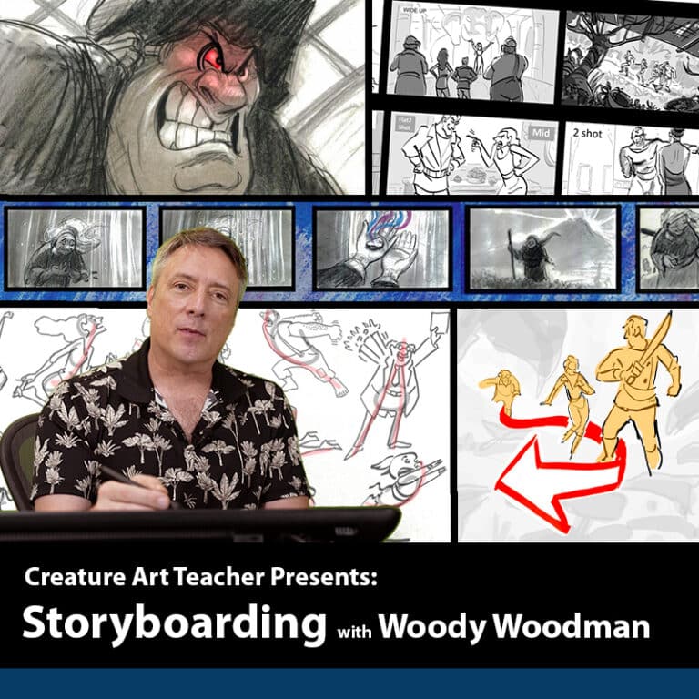Storyboarding with Woody Woodman Drawing Tutorial