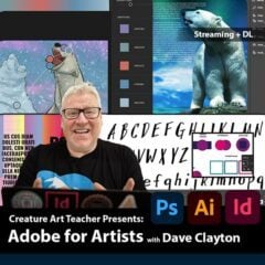 Graphic Design for Artists & Illustrators: Adobe Photoshop, InDesign + More