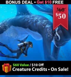$60 for $50 - Bonus Creature Credits
