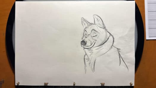 "Arctic Wolf" Animation Drawings by Aaron Blaise - (Set of 7 Drawings) - Image 3