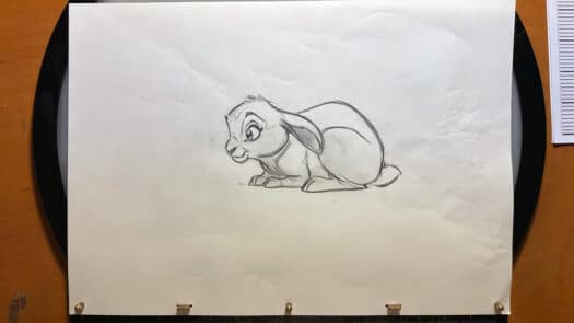 "Bunny Hop" Animation Drawings by Aaron Blaise - (Set of 12 Drawings) - Image 2