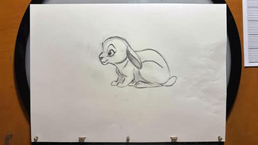 "Bunny Hop" Animation Drawings by Aaron Blaise - (Set of 12 Drawings) - Image 3