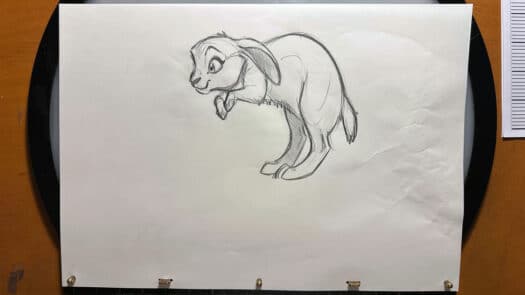 "Bunny Hop" Animation Drawings by Aaron Blaise - (Set of 12 Drawings) - Image 7