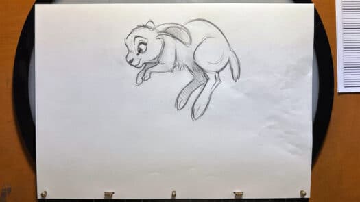 "Bunny Hop" Animation Drawings by Aaron Blaise - (Set of 12 Drawings) - Image 8