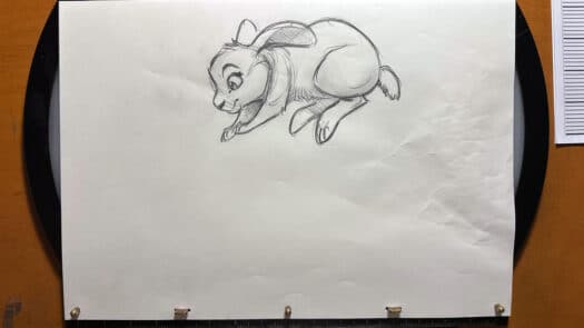 "Bunny Hop" Animation Drawings by Aaron Blaise - (Set of 12 Drawings) - Image 9