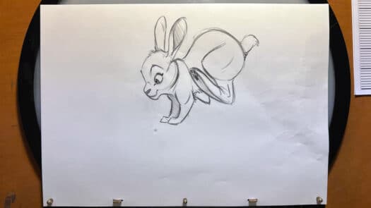 "Bunny Hop" Animation Drawings by Aaron Blaise - (Set of 12 Drawings) - Image 12