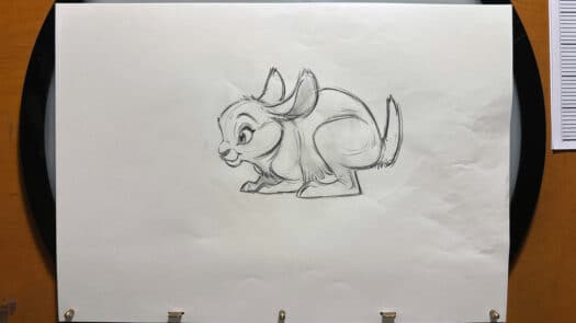 "Bunny Hop" Animation Drawings by Aaron Blaise - (Set of 12 Drawings) - Image 14