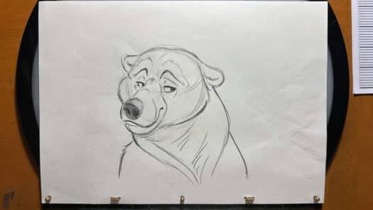 "Glen, Snow Bear" Animation Demo by Aaron Blaise - (Set of 6 Drawings) - Image 3