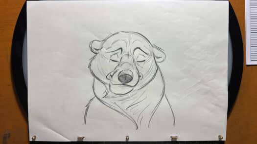 "Glen, Snow Bear" Animation Demo by Aaron Blaise - (Set of 6 Drawings) - Image 4