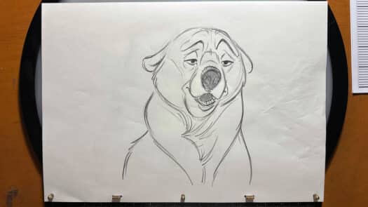 "Glen, Snow Bear" Animation Demo by Aaron Blaise - (Set of 6 Drawings) - Image 5