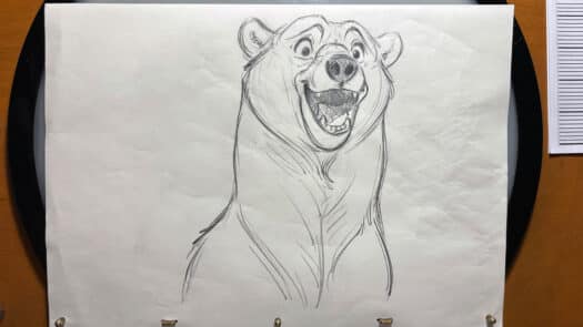 "Glen, Snow Bear" Animation Demo by Aaron Blaise - (Set of 6 Drawings) - Image 7