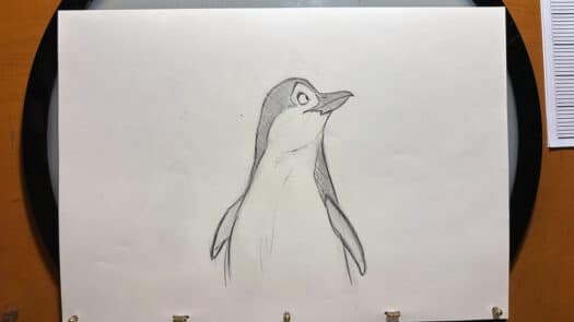 "Penguin" Animation Drawings by Aaron Blaise - (Set of 5 Drawings) - Image 2