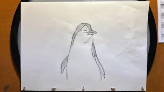 "Penguin" Animation Drawings by Aaron Blaise - (Set of 5 Drawings) - Image 4