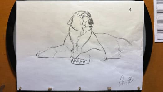 "Sleepy Bear Demo" Animation Drawings by Aaron Blaise - (Set of 5 Drawings) - Image 5