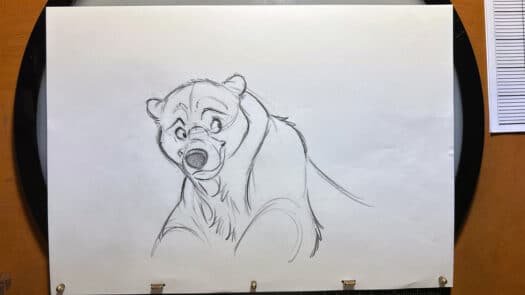 "Snow Bear Demo 8" Animation Demo by Aaron Blaise - (Set of 8 Drawings) - Image 2