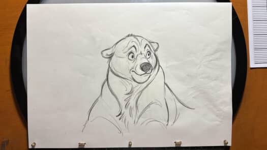 "Snow Bear Demo 8" Animation Demo by Aaron Blaise - (Set of 8 Drawings) - Image 6