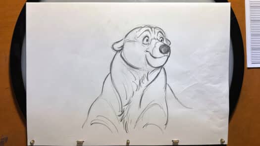 "Snow Bear Demo 8" Animation Demo by Aaron Blaise - (Set of 8 Drawings) - Image 7