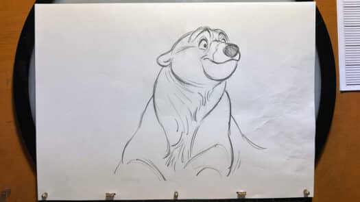"Snow Bear Demo 8" Animation Demo by Aaron Blaise - (Set of 8 Drawings) - Image 8