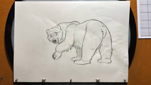 "Snow Bear Walk 2" Animation Drawing - Image 2