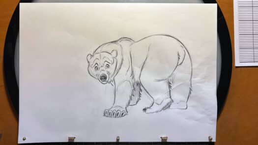 "Snow Bear Walk 3" Animation Drawing - Image 2