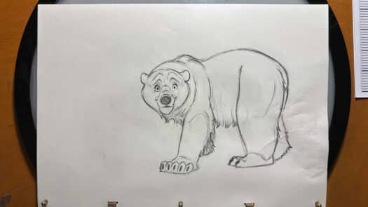 "Snow Bear Walk 4" Animation Drawing - Image 2