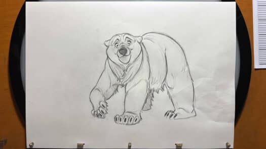 "Snow Bear Walk 5" Animation Drawing - Image 2