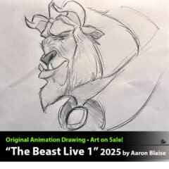 "The Beast Live 2025 #1" Original Drawing