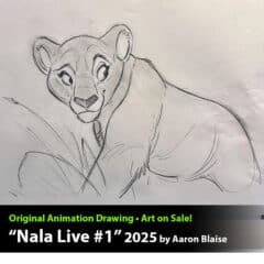 "Nala Live 2025 #1" Original Drawing