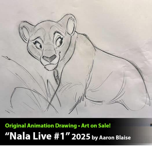 "Nala Live 2025 #1" Original Drawing