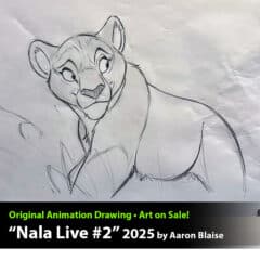 "Nala Live 2025 #2" Original Drawing
