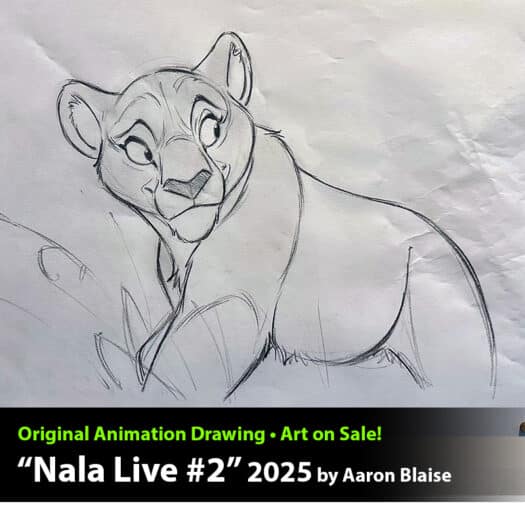 "Nala Live 2025 #2" Original Drawing