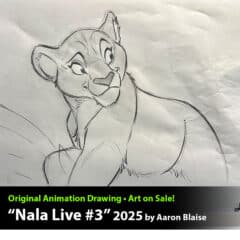 "Nala Live 2025 #3" Original Drawing