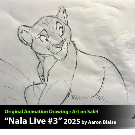 "Nala Live 2025 #3" Original Drawing