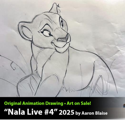 "Nala Live 2025 #4" Original Drawing