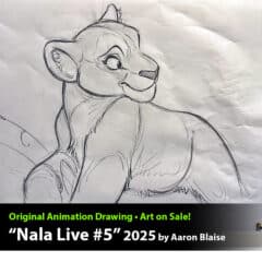 "Nala Live 2025 #5" Original Drawing