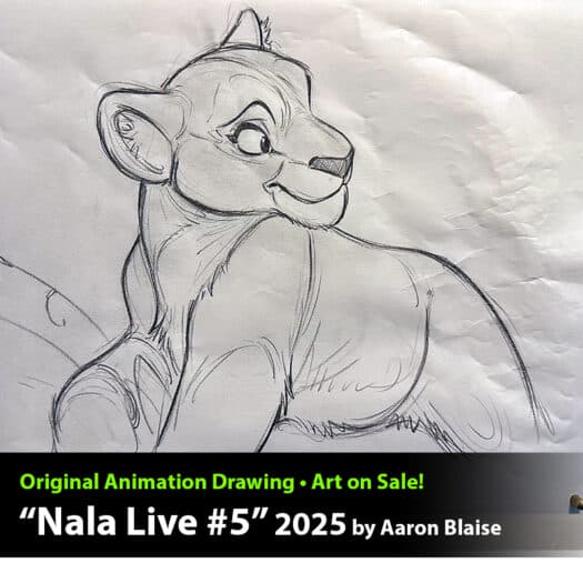 "Nala Live 2025 #5" Original Drawing
