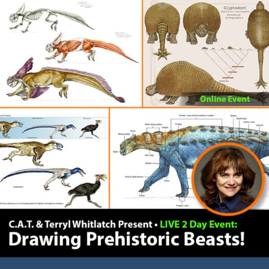 LIVE "Drawing Prehistoric Beasts with Terryl Whitlatch" (2 Day Workshop)