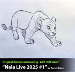 "Nala Live 2025 #1" Original Drawing