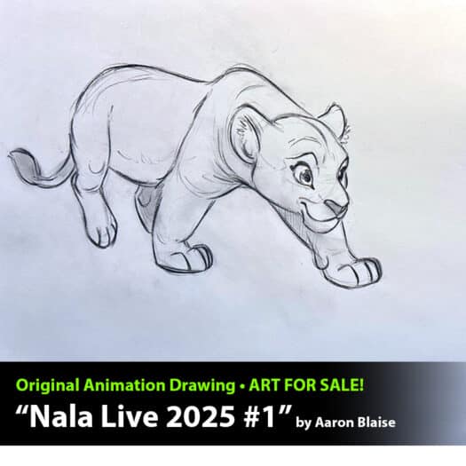"Nala Live 2025 #1" Original Drawing