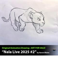 "Nala Live 2025 #2" Original Drawing